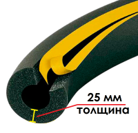 Трубка K-Flex ST/SK толщина 25 мм, длина 2 метра